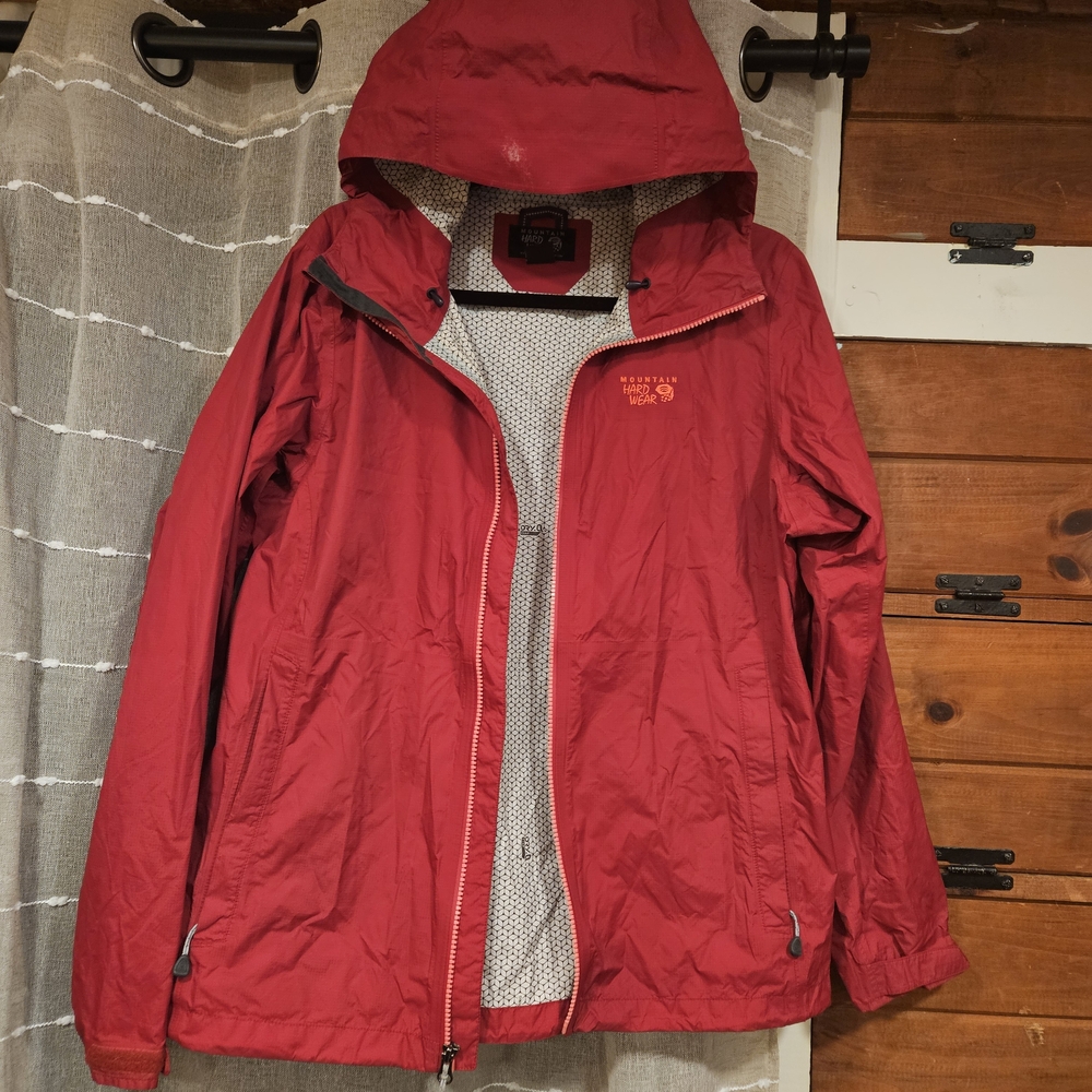 Women's Red Waterproof Jacket